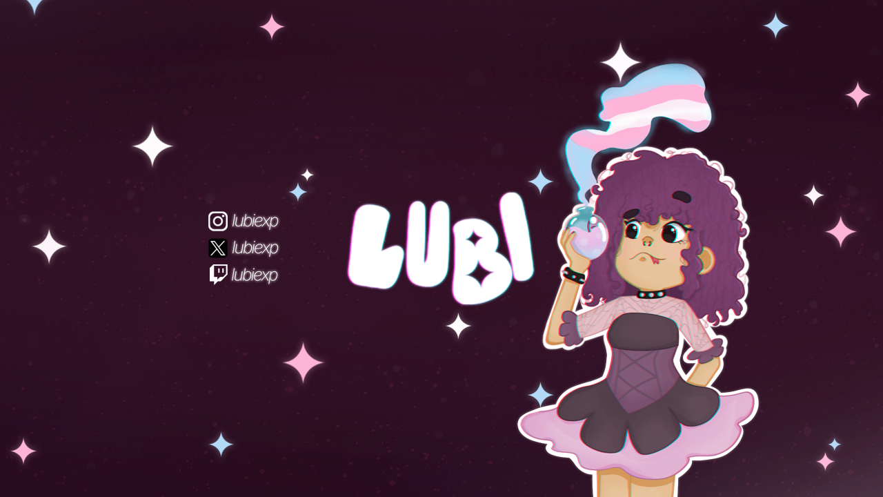 Banner do Youtube do canal de Lubi